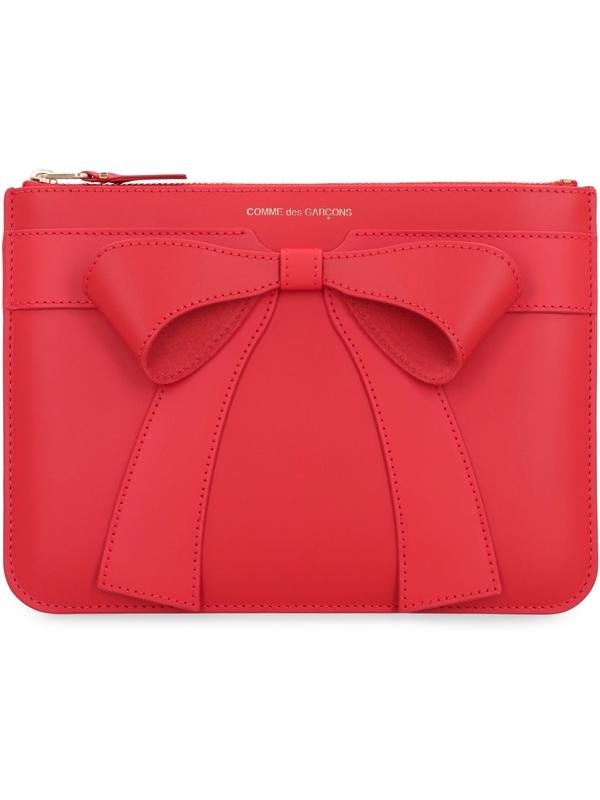꼼데가르송 레드 지갑