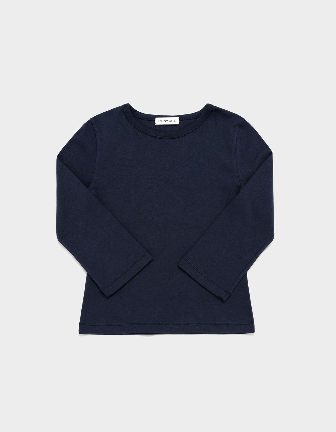 [2nd Re-Order] Jackie Simple T-shirt (Deep Navy)