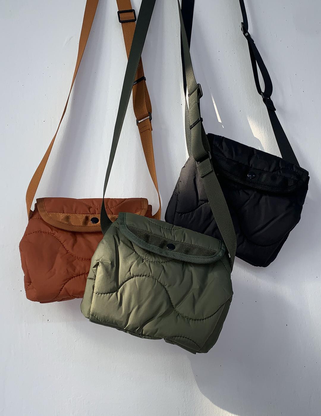 미니 패딩 크로스백 3 color