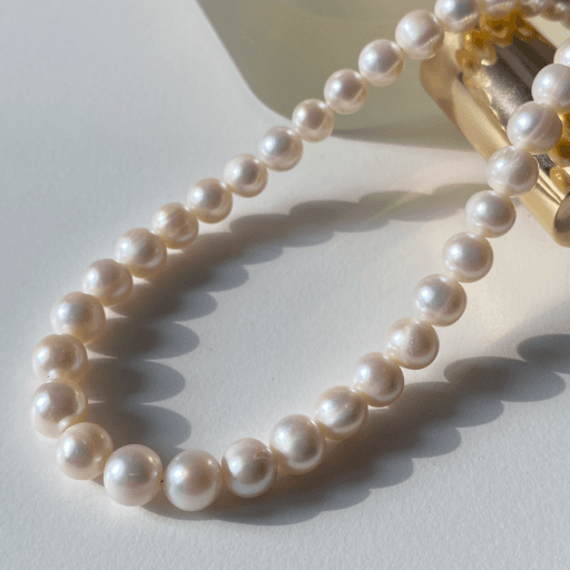 블랑 담수진주 목걸이 8mm