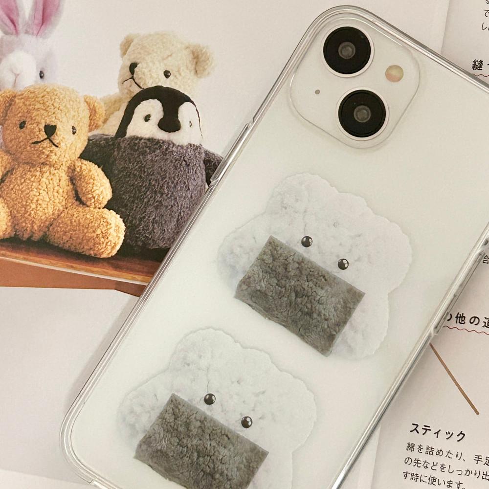 복슬복슬 주먹밥 젤리케이스