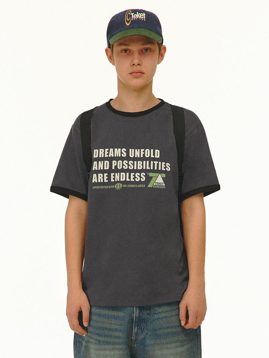 Unlimited Tee Charcoal