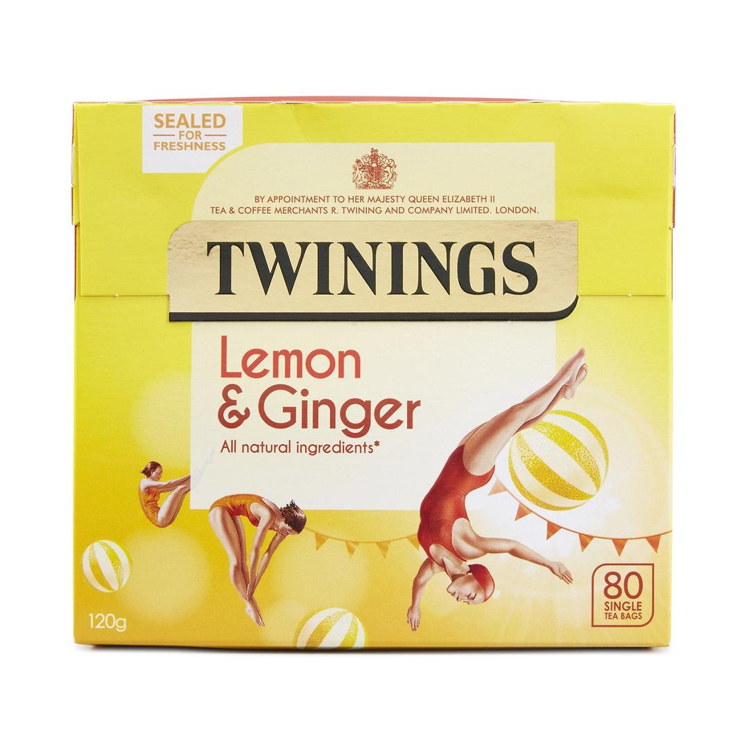 Lemon & Ginger - 80 Tea Bags - 80 Tea Bags