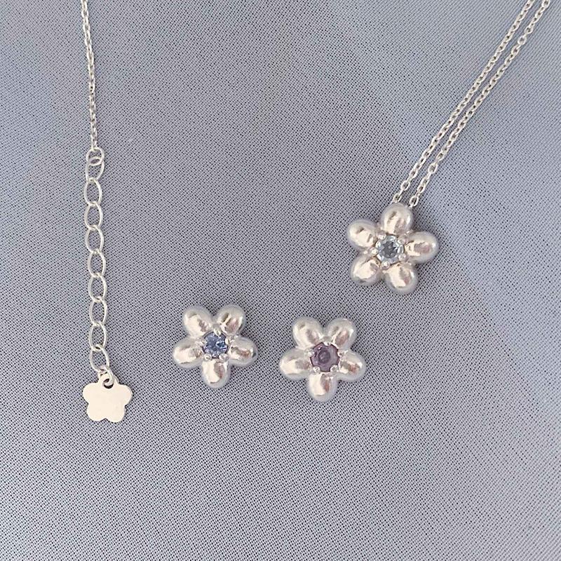 Flower Necklace (3color)