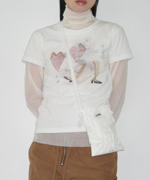 타입서비스(TYPESERVICE)  Soft Embroidery T-Shirt [Off White] - 사이즈 & 후기 | 무신사