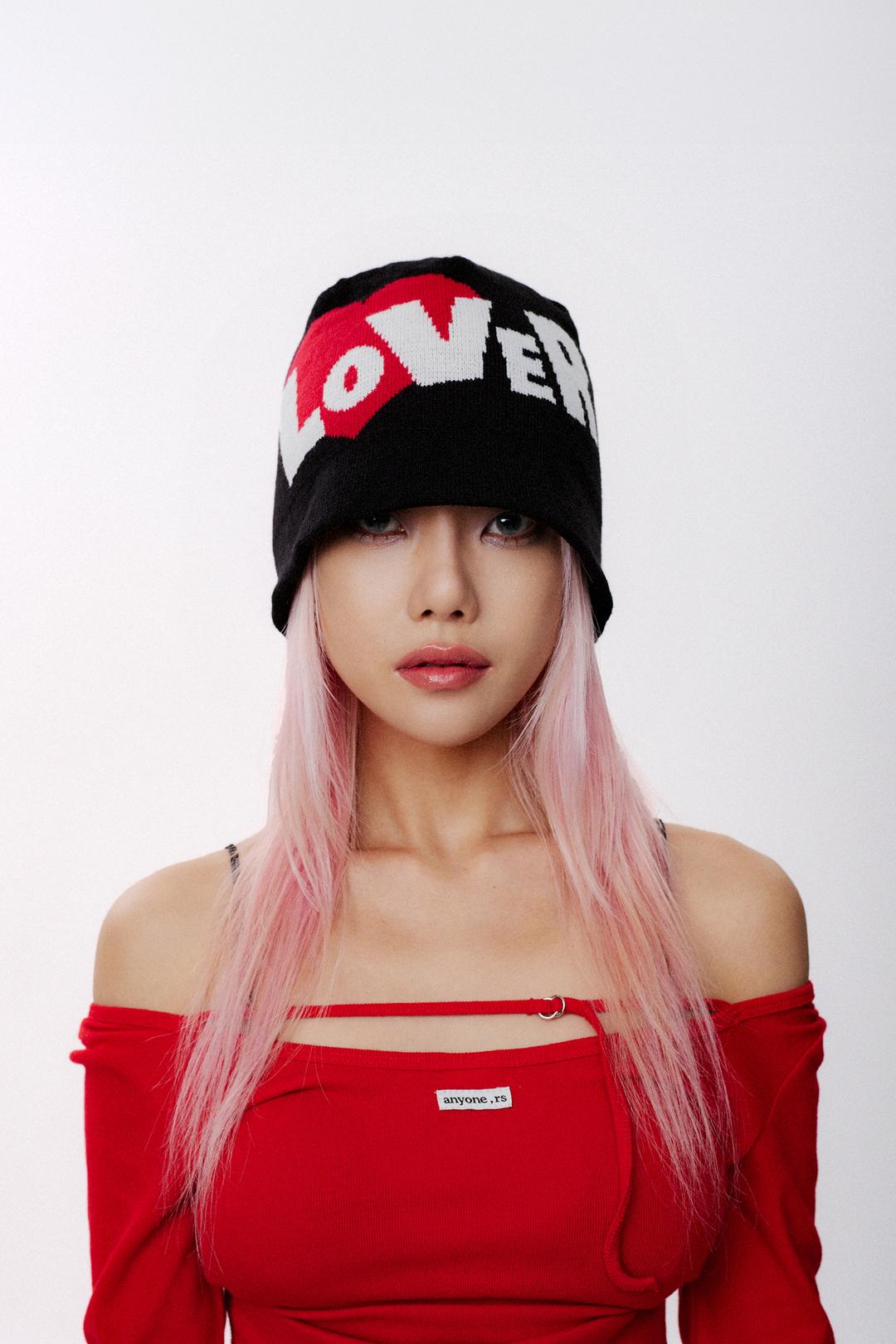 Lover Beanie Black
