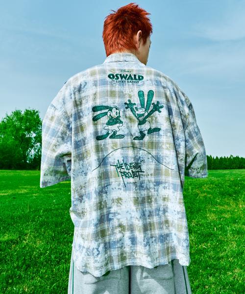 [콜라보] Oswald the Lucky Rabbit shirts [light blue]