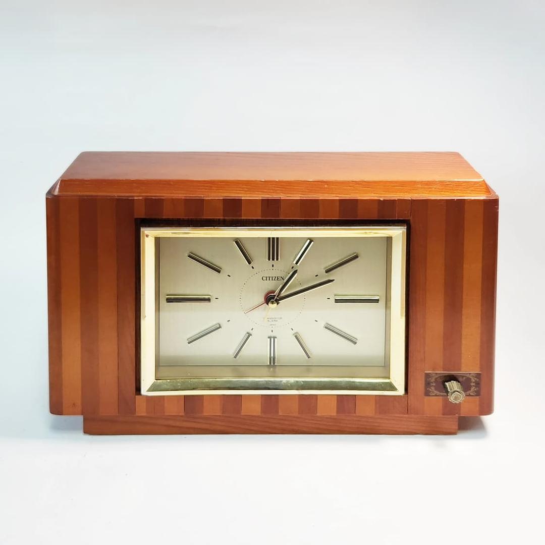 CITIZEN WOODEN TABLE CLOCK | 후루츠패밀리