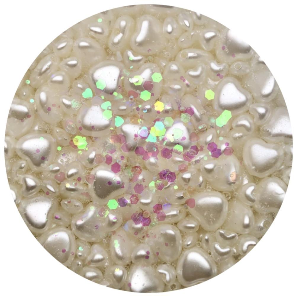 [332슬라임] 화이트하트진주