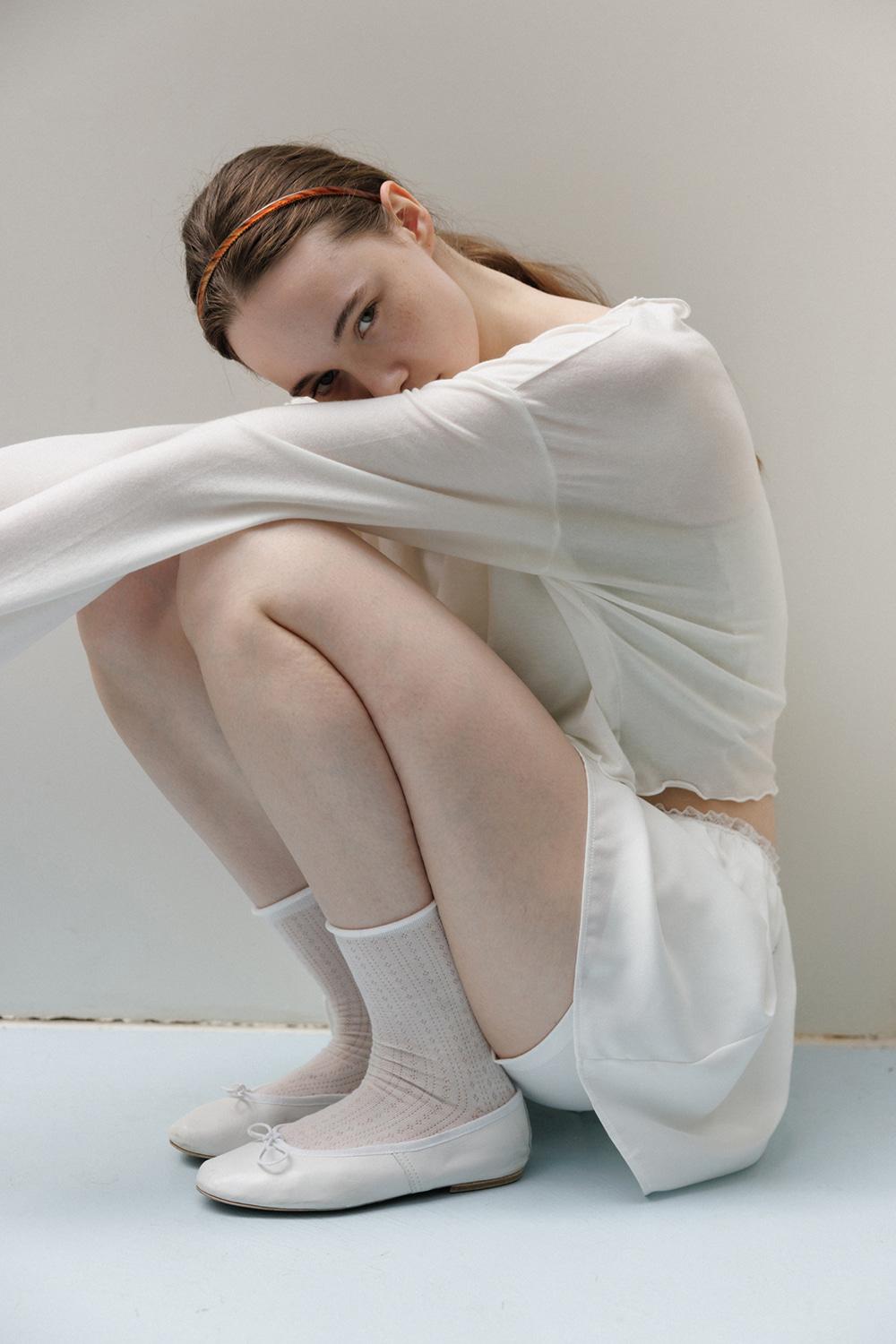 Sophie skirt shorts_White