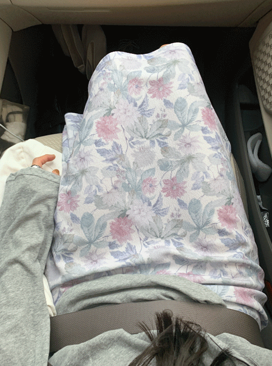 언더비 뤼에르 플라워 스커트 (2 color)