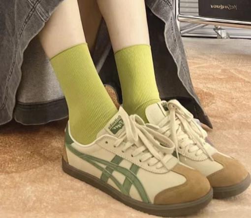 [ONITZKA] 墨西哥 66 米黄色 绿色 1183C086-250 限量版 日常轻便鞋