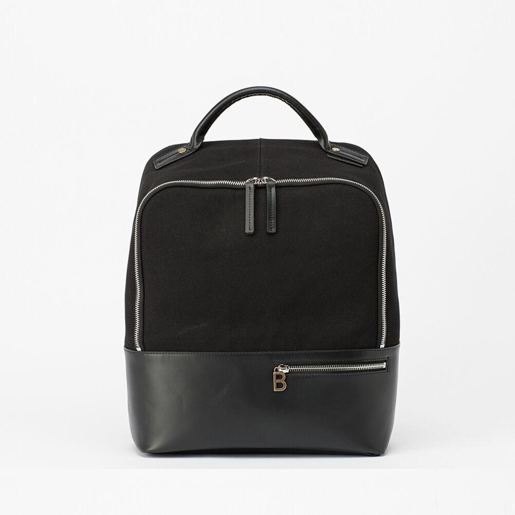 Inclined tophanlde backpack[canvas_black]