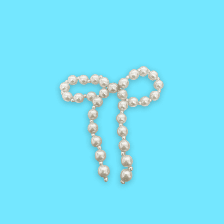 SINGLE RIBBON EARRINGS (1PCS)