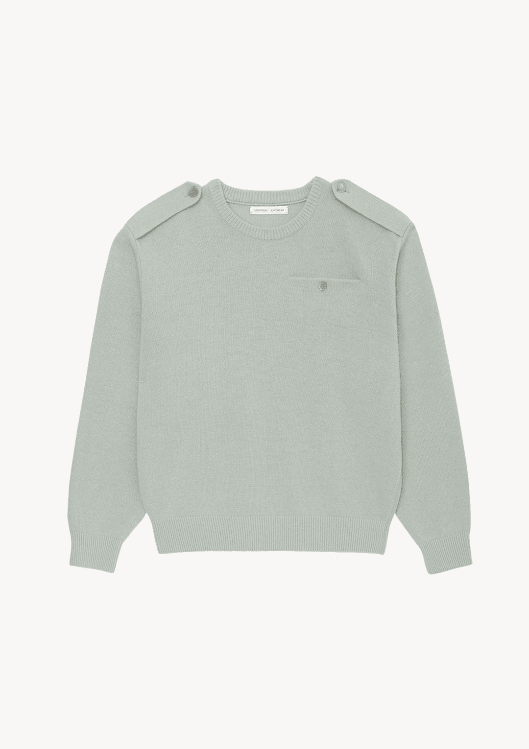 Epaulet Knit in Mint