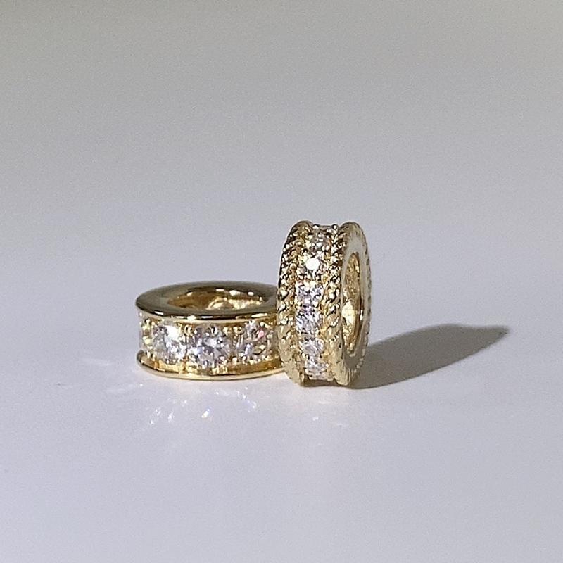 14K 수아르 모이사나이트 펜던트