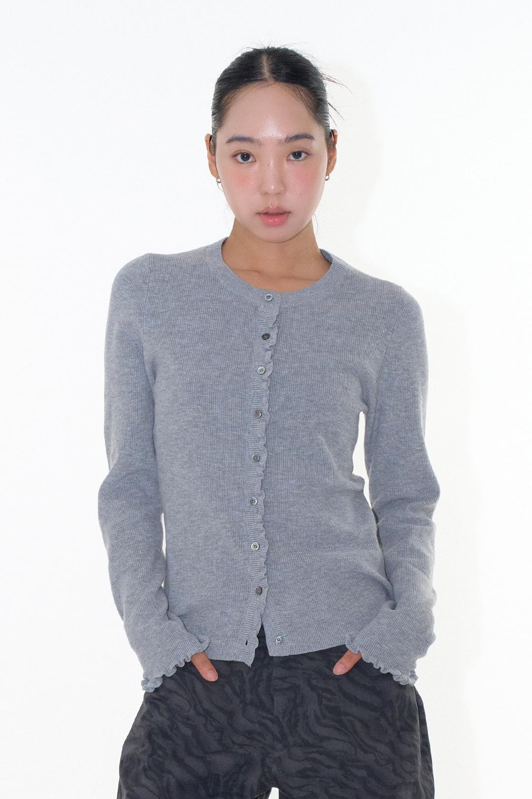 라우코하우스 니쥬 프릴 립 가디건