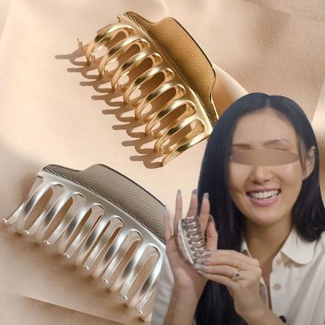 미홀릭 화사 메탈 집게핀_금속 깍지_타임딜