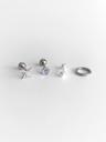 (4pcs) ﻿millky way piercing set 피어싱세트 링피어싱 스파크피어싱