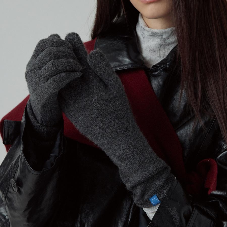 차콜 그레이 베이직 롱 장갑 (선물패키지포함)