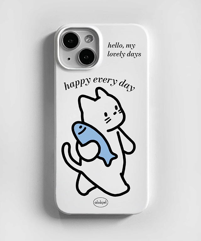 냥이 고양이 카드수납 하드 범퍼케이스 핑크 그린 블루 유니크 아이폰 갤럭시 삼성노트 친구 생일선물 기념일 케이스