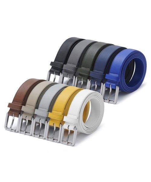 신세틱 레더 롱 벨트