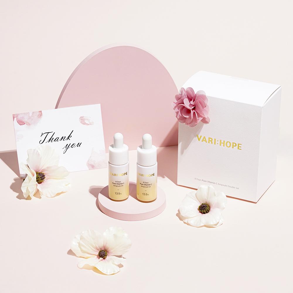 [선물포장] "비타민 C" 8일 미백 앰플 더블세트 (앰플*2개)