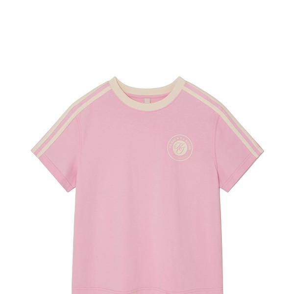 Football T-Shirt Pink Ivory