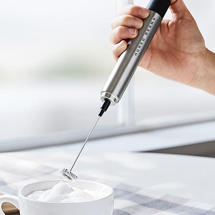 핸들 전동 우유거품기