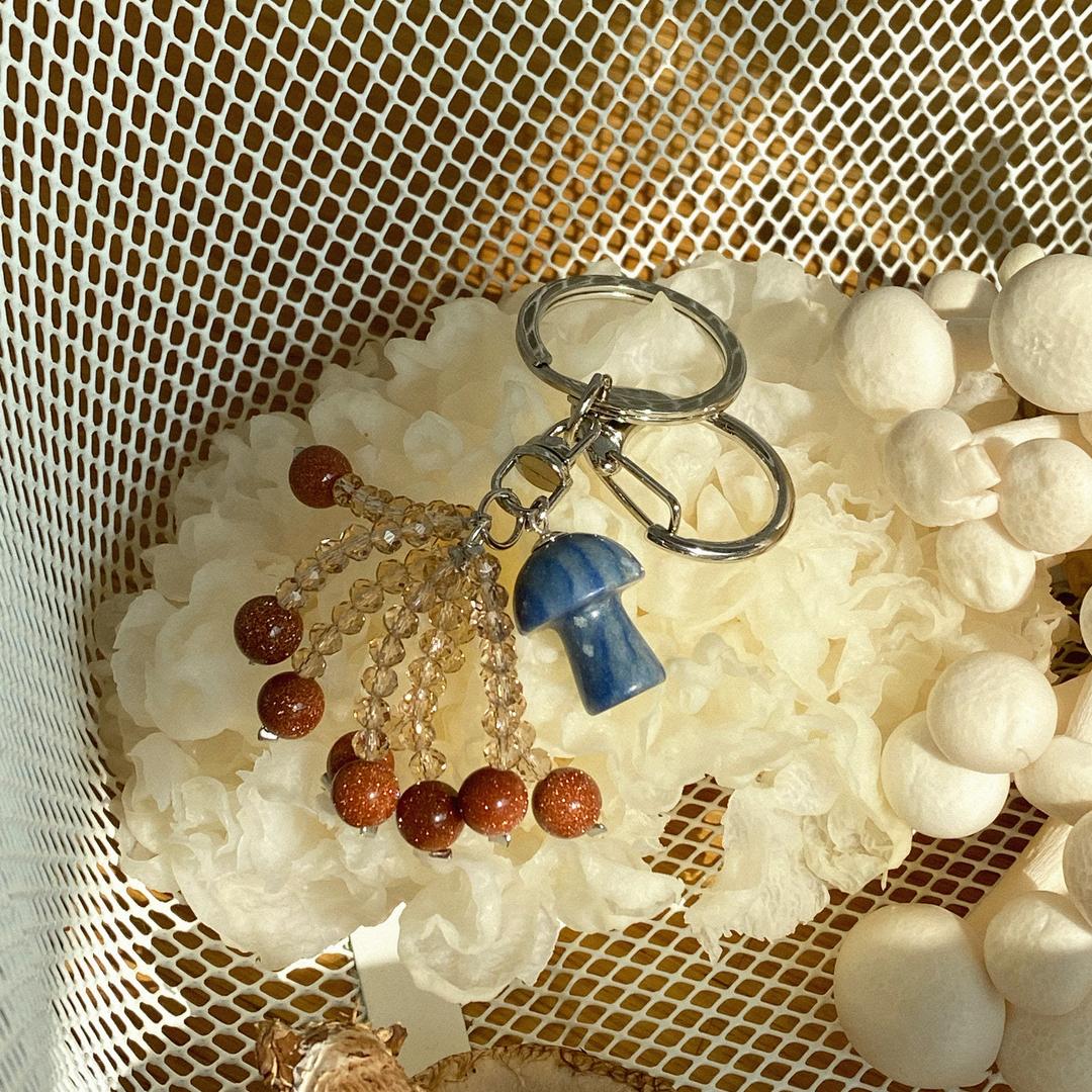 BABT mushroom key ring (hand made)