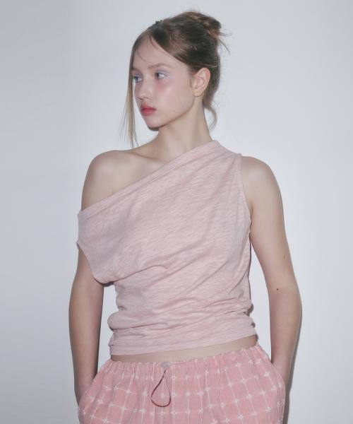 ASYMMETRY T-SHIRT, PINK