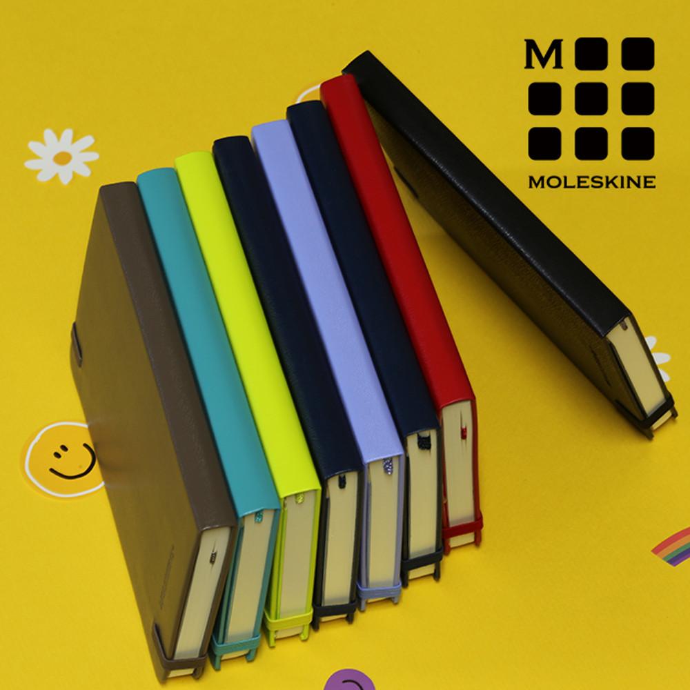 [몰스킨]클래식 노트 - 룰드 플레인 스퀘어드 도트 / 익스팬디드 / 더블레이아웃(두개의 내지가 노트 1권에) 라지 포켓 엑스라지 하드커버 소프트커버 / 전용박스