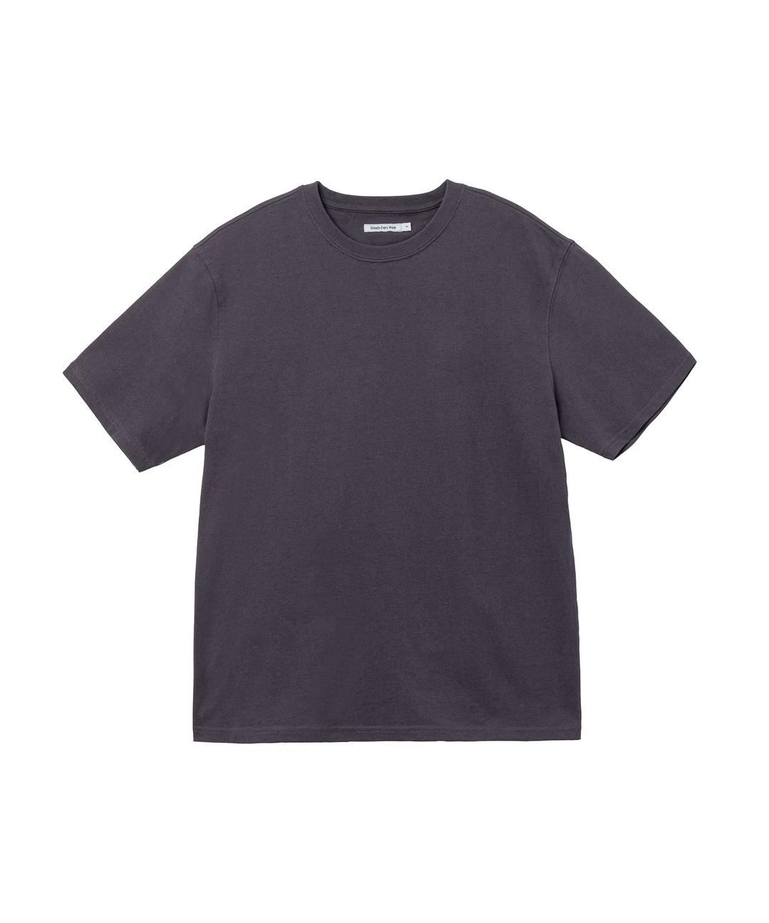 레귤러 반팔 티셔츠 (더스티 퍼플)