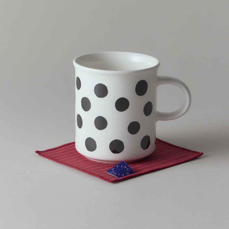 BK 핀카X오덴세 블랙도트 머그