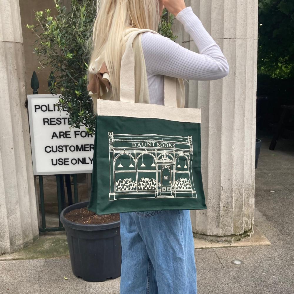 [바로배송] 영국 다운트 북스 에코백 Daunt Books 컨버스백 미디움 8컬러