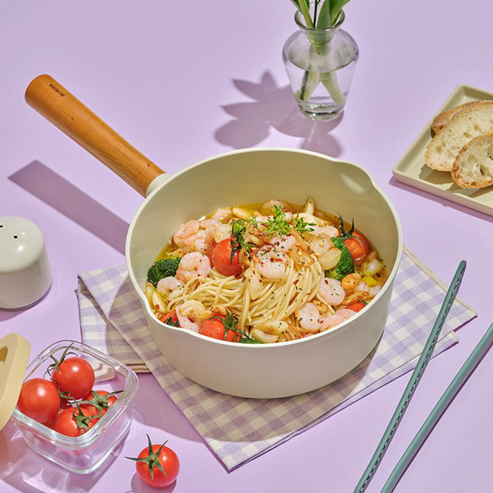 닥터하우스 오미자 인덕션호환 웍 냄비 멀티팬 20cm