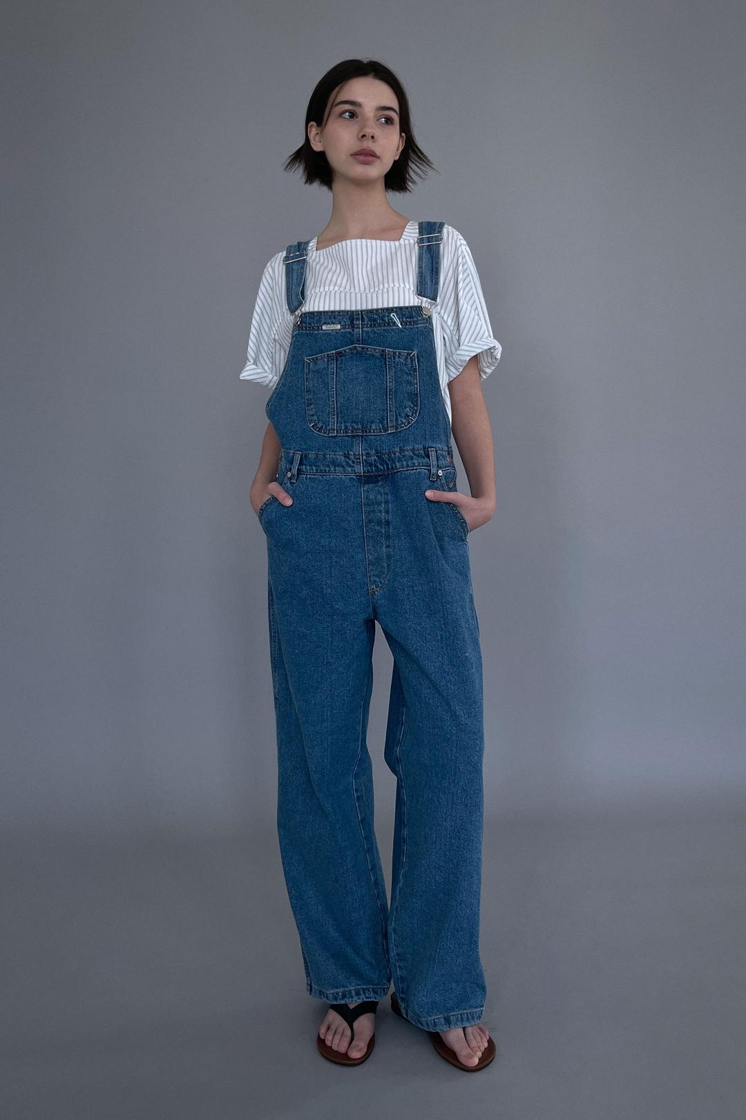 [23 SUMMER][SALT Label] BOY DENIM OVERALL