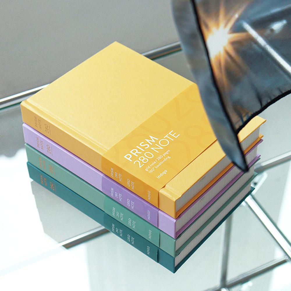 인디고 프리즘 280 모눈 양장노트 (B6) 그리드 두꺼운노트