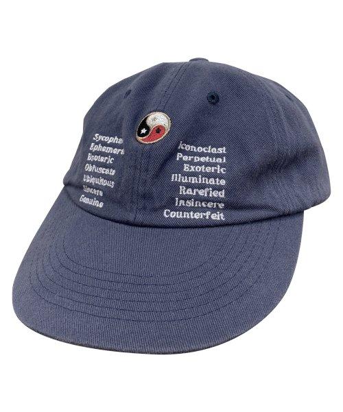 Yin Yang Washed Cap Navy