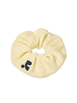 RR LOGO TERRY SCRUNCHIE - LIGHT YELLOW