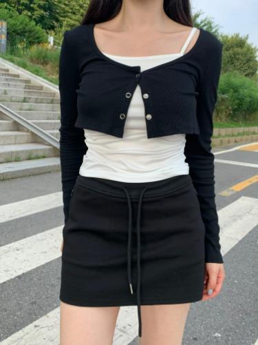 TN TIEABLE SKIRT(black)