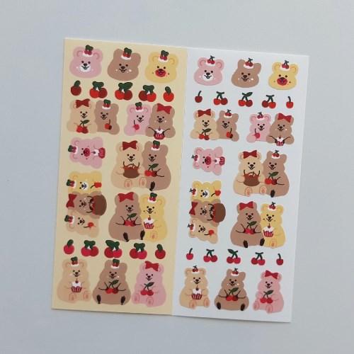 영이의숲_체리프렌즈 씰스티커