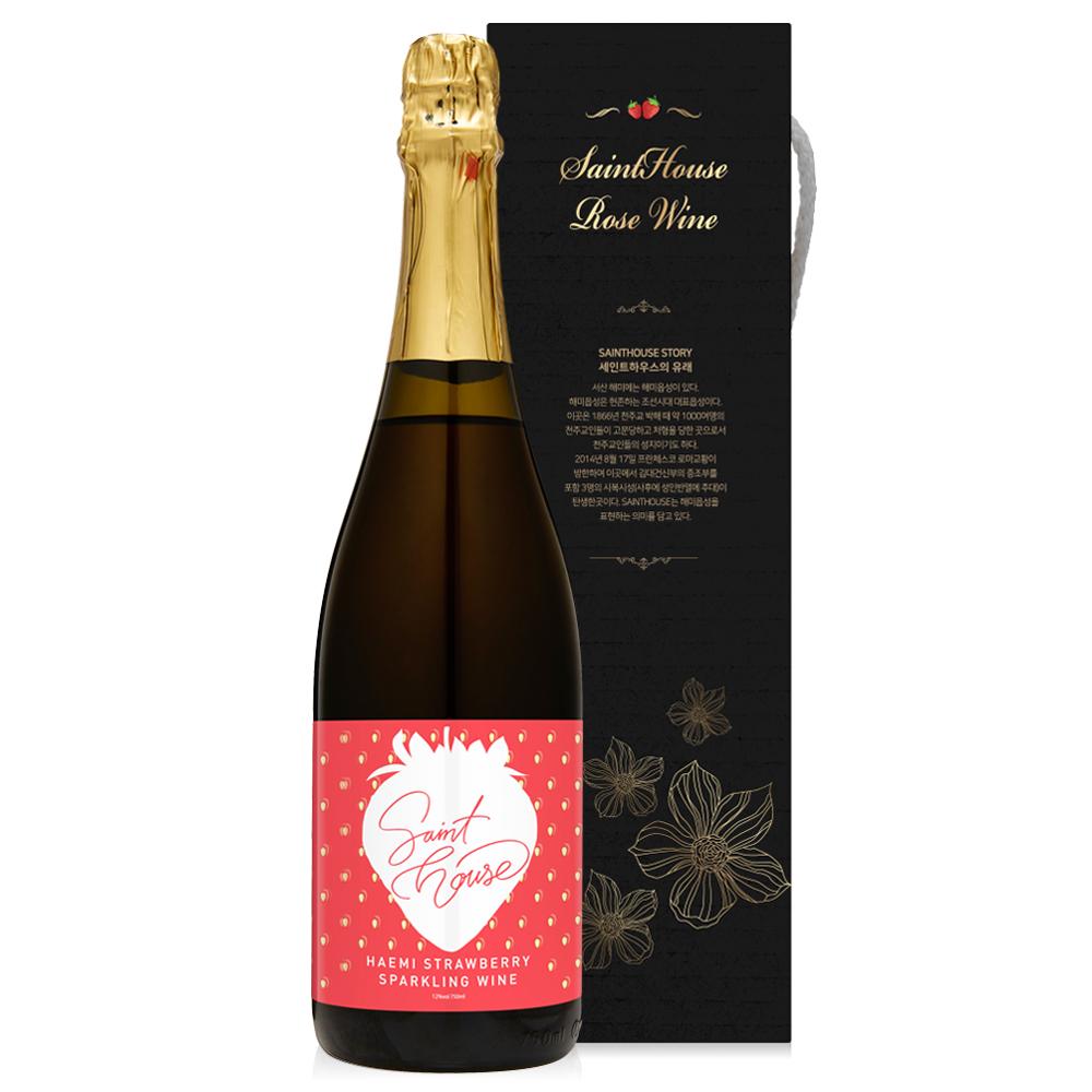 해미 세인트하우스 딸기스파클링와인 12도 750ml