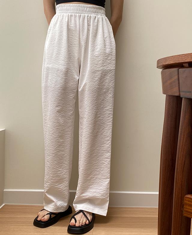 (*159cm 추천) 햄튼 링클 밴딩 팬츠 (2color) (*8월 12일 이후 출고)