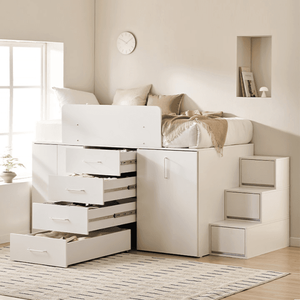 ★30%쿠폰/매트리스업글★빅룸 빅수납 침대+안전가드+계단 풀세트 시리즈