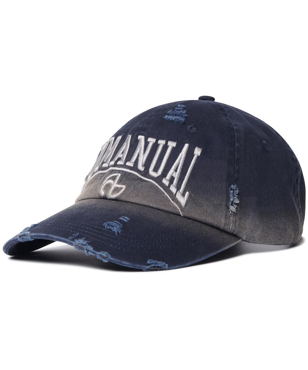 DESTROYED BALL CAP - WASHED NAVY