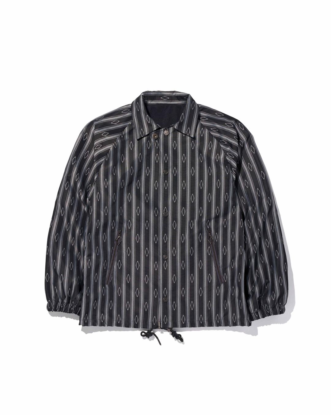 JACQUARD COACH JACKET_BLACK