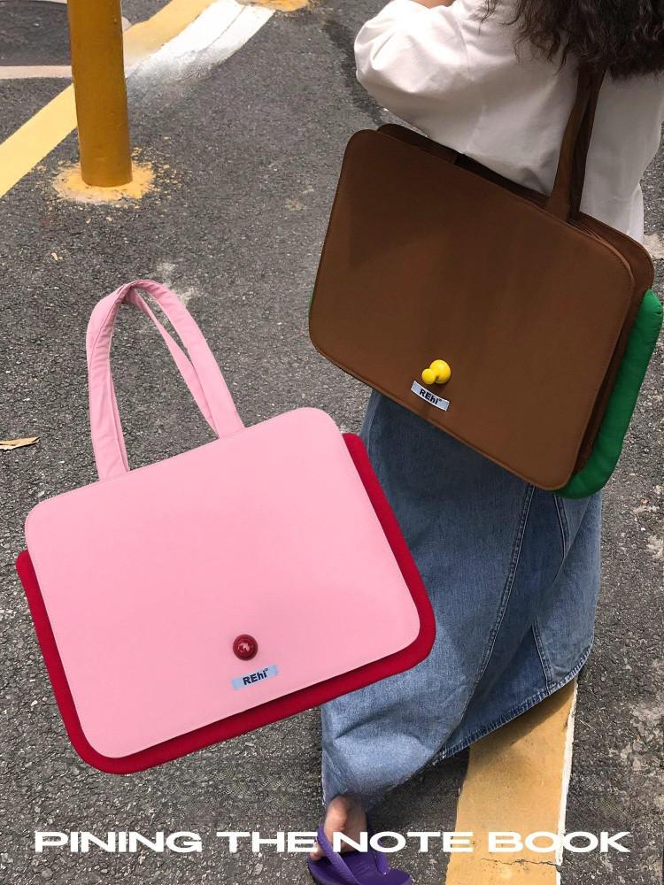 수심 Overlap Bag 노트북 파우치 가방 맥북 아이패드 16인치 수납 14인치 백