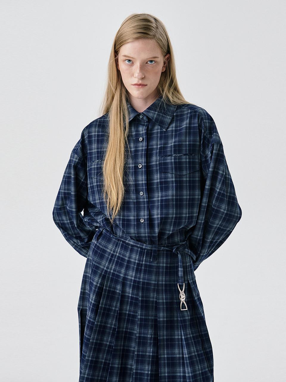 [10/17 순차배송]Oversized Shirt_Navy