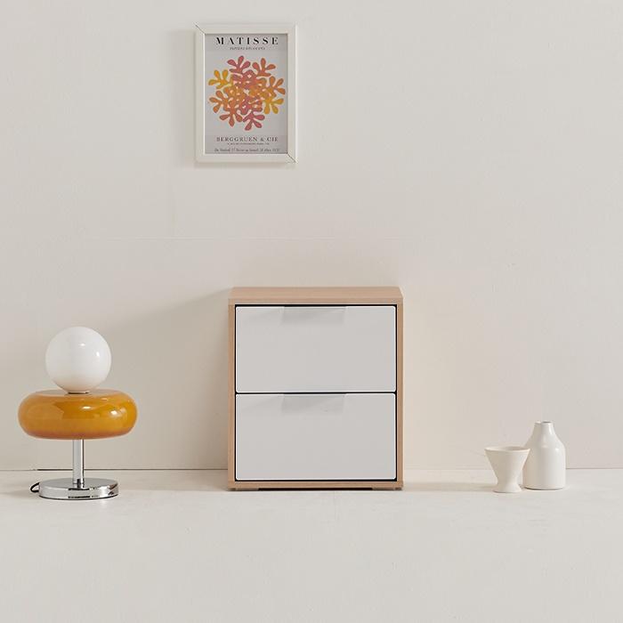 마롱 400 2단 서랍장